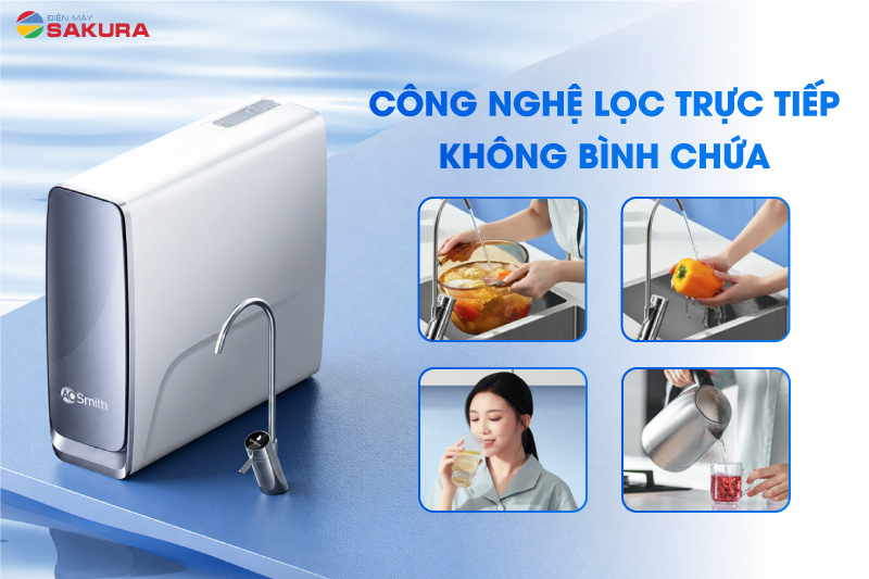 C&ocirc;ng nghệ lọc trực tiếp kh&ocirc;ng b&igrave;nh chứa