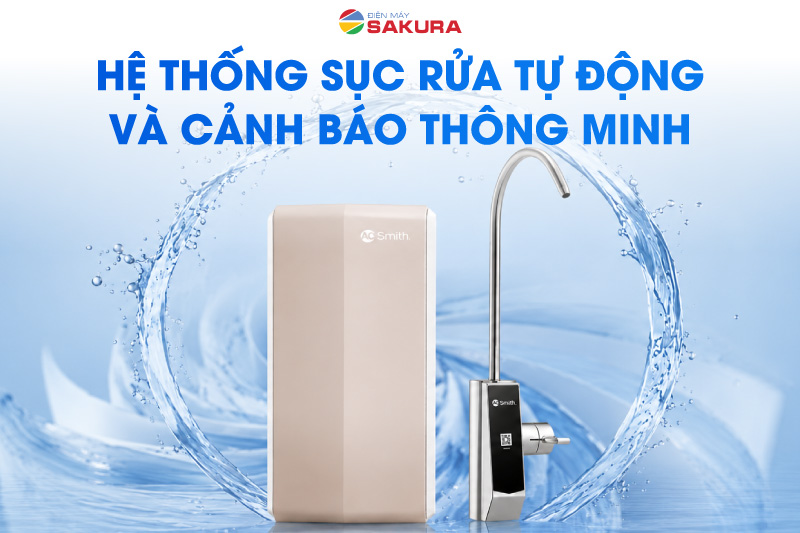 Hệ thống sục rửa tự động v&agrave; cảnh b&aacute;o th&ocirc;ng minh