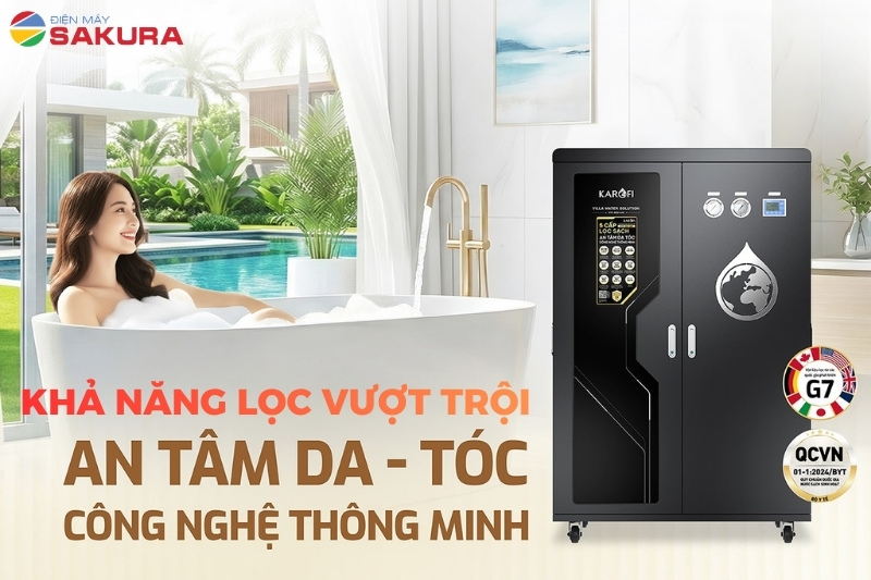 Karofi KTF-662T ECO sở hữu khả năng lọc vượt trội, an to&agrave;n cho sức khỏe