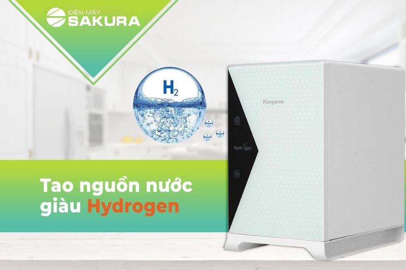 KG100HU+ cung cấp Hydrogen và khoáng chất tốt cho sức khỏe