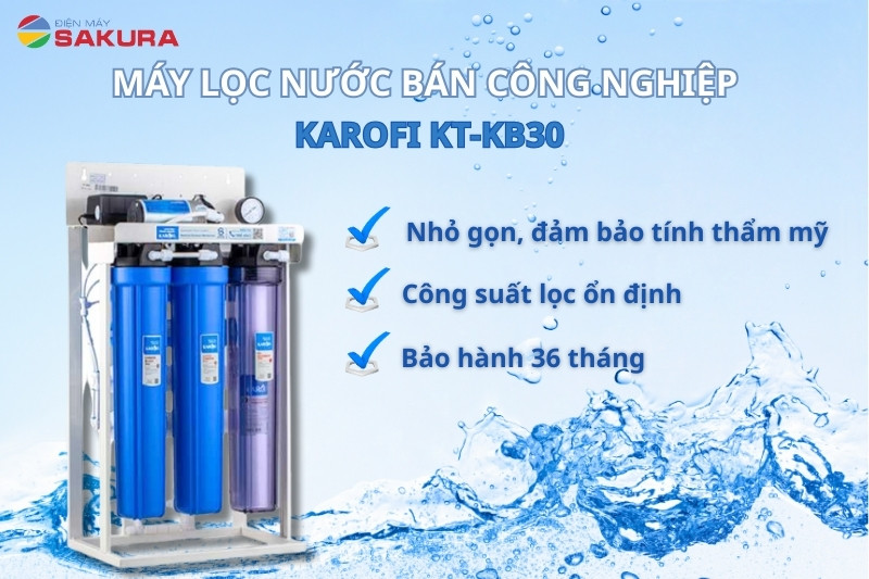 Karofi KT-KB30 nhỏ gọn, đảm bảo tính thẩm mỹ cho không gian