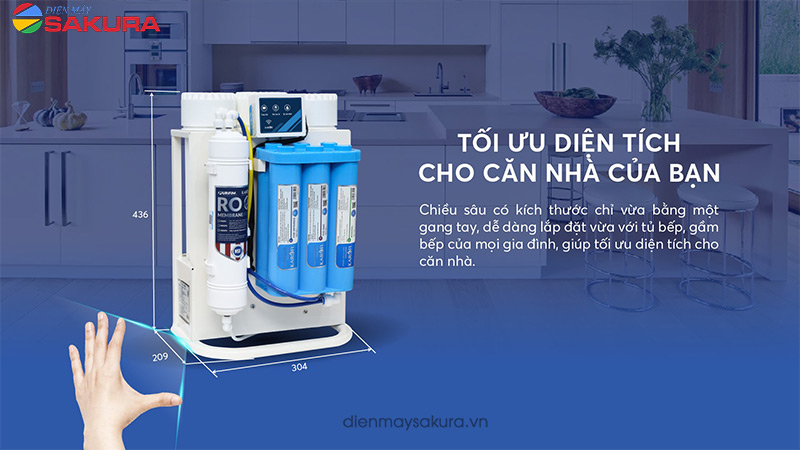 Karofi KAQ-U95 được thiết kế nhỏ gọn