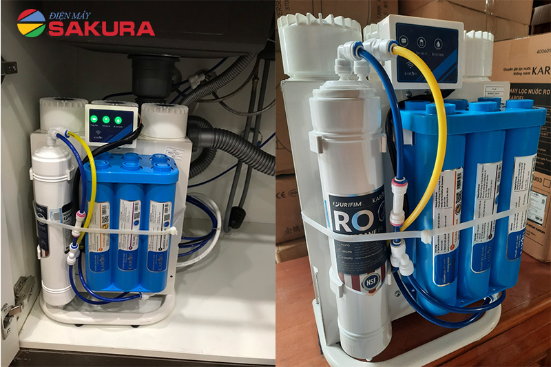 Hình ảnh thực tế của máy lọc nước KAQ-U95