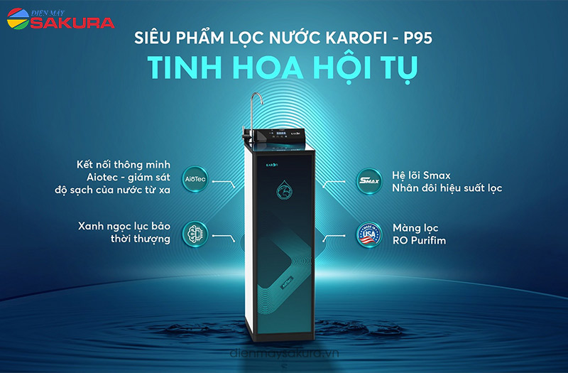 Máy lọc nước Karofi KAQ_P95