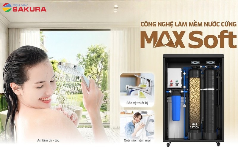 C&ocirc;ng nghệ l&agrave;m mềm nước cứng của m&aacute;y lọc tổng đầu nguồn Karofi KTF-662T