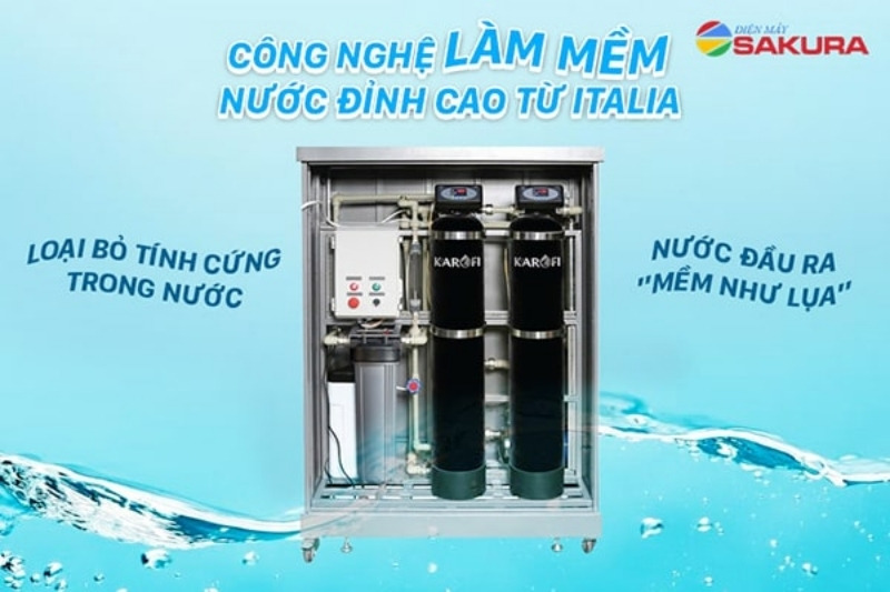 C&ocirc;ng nghệ l&agrave;m mềm nước của lọc tổng Karofi KTF-552T