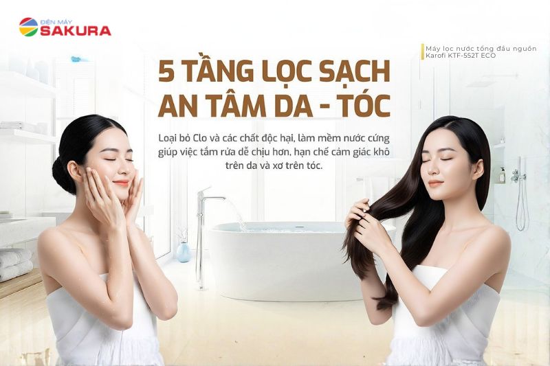 Lợi &iacute;ch thiết thực của m&aacute;y lọc t&ocirc;̉ng Karofi KTF-552T ECO