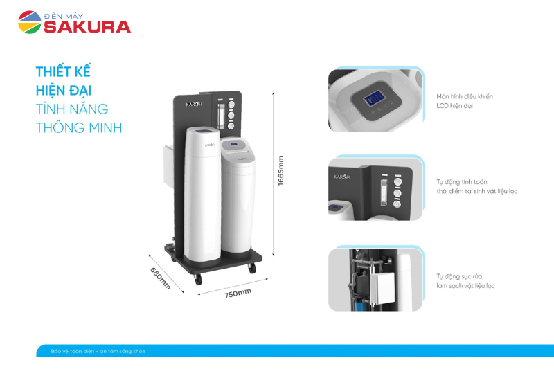 WHF-E666 Plus thiết kế nguyên khối, sang trọng, nâng tầm không gian