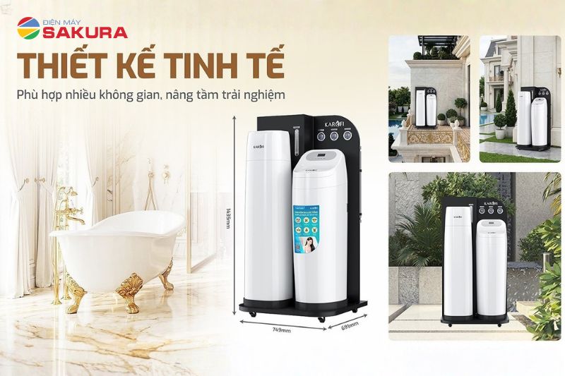 WHF-E666-AIO thiết kế nguyên khối, sang trọng, nâng tầm không gian