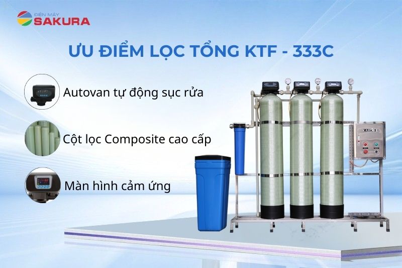 Ưu điểm lọc tổng Karofi KTF 333C