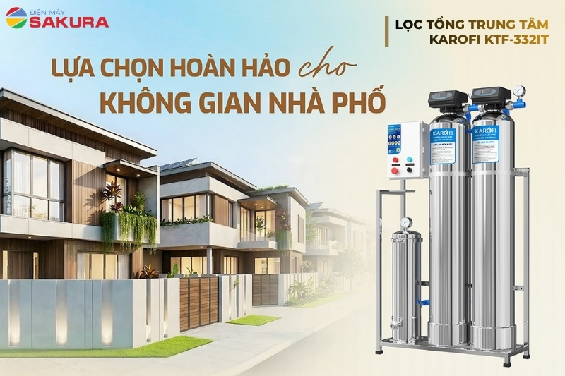 Lọc tổng Karofi KTF-332IT - Si&ecirc;u phẩm lọc nước sinh hoạt gia đ&igrave;nh 