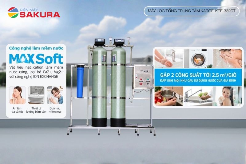 Ưu điểm vượt trội của lọc tổng đầu nguồn Karofi KTF-332CT