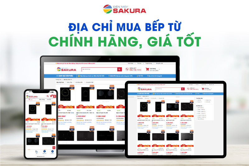 Địa chỉ mua bếp từ ch&iacute;nh h&atilde;ng, gi&aacute; tốt