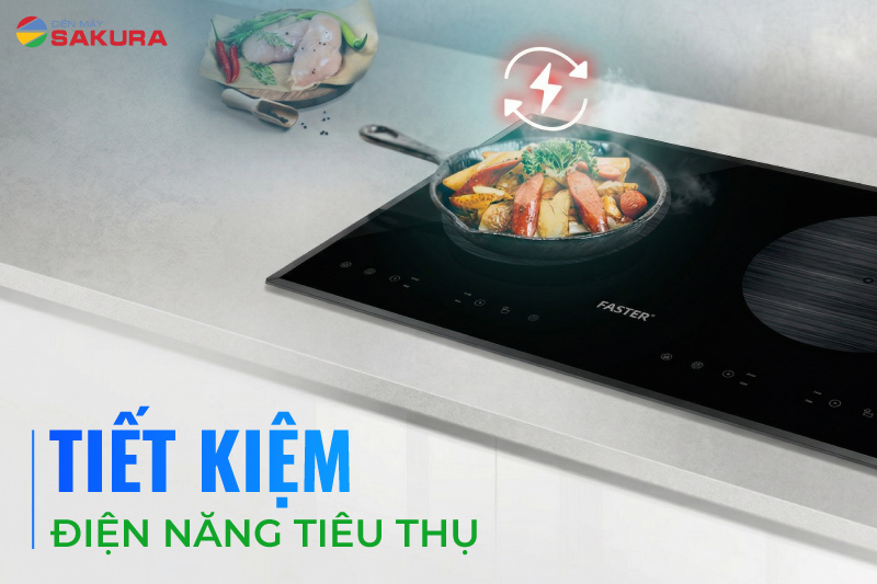 Bếp từ Faster FS 289I tiết kiệm đến 30% điện năng