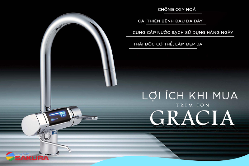 Lợi ích khi sử dụng máy lọc nước ion kiềm TRIM ION Gracia