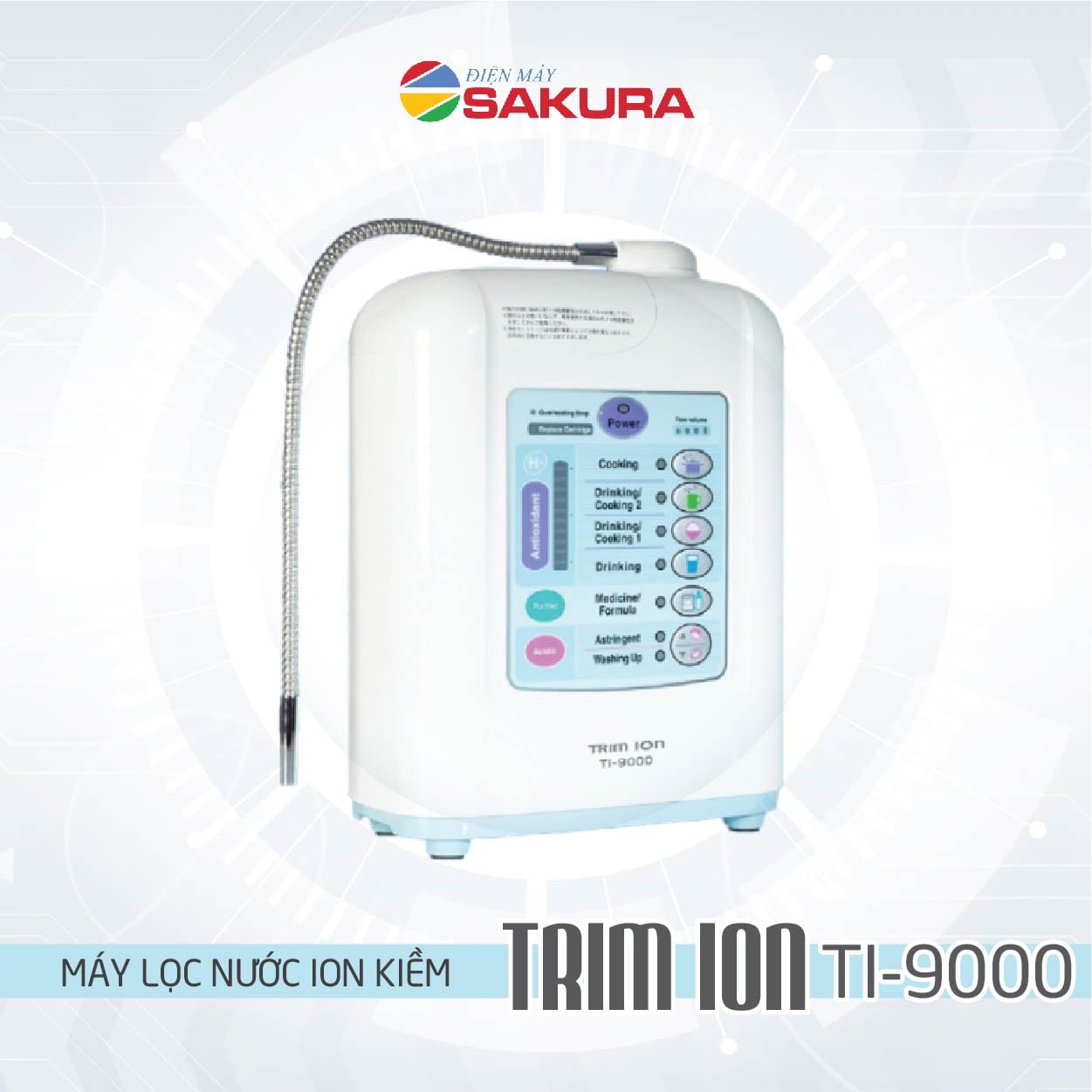 Tìm hiểu về máy lọc nước ion kiềm TRIM ION TI - 9000