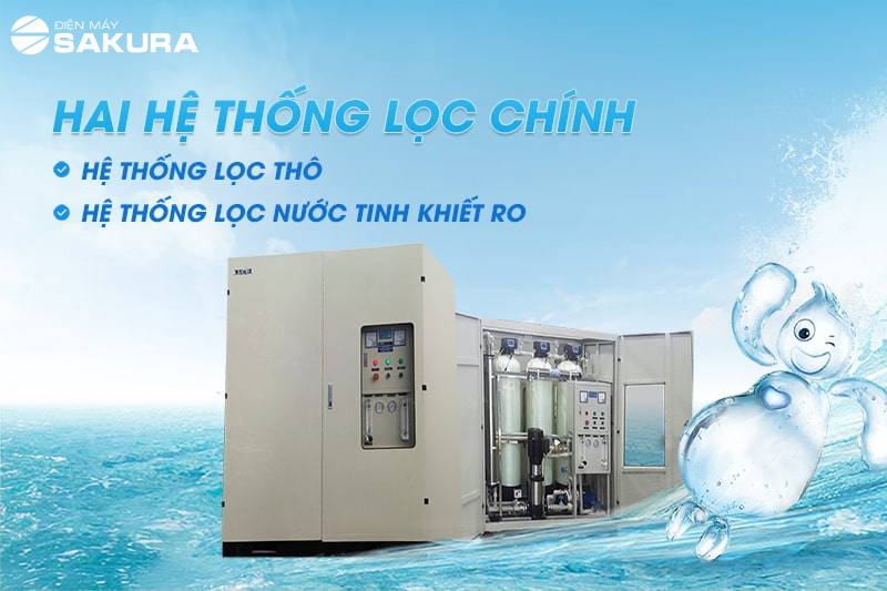 Sản phẩm sở hữu 2 hệ thống lọc thô đặc biệt