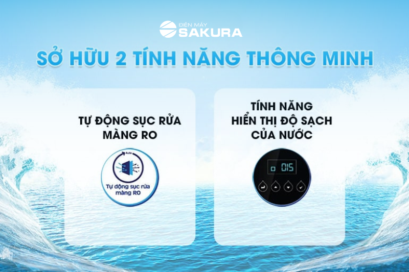 Tính năng đặc biệt của hệ thống lọc 2000L/H
