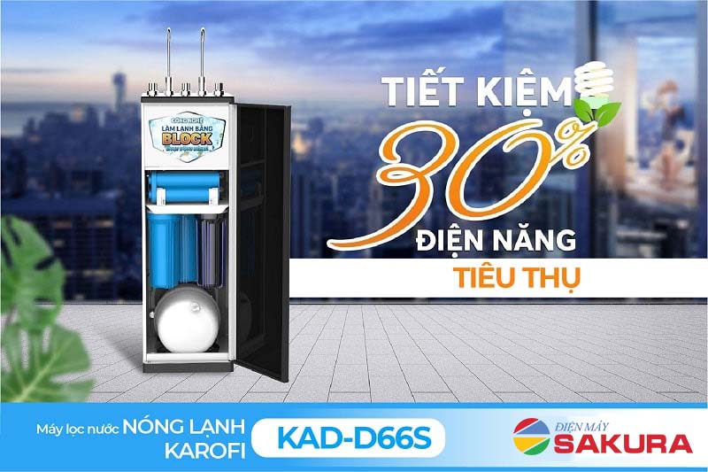 Karofi KAD-D66S giúp tiết kiệm điện năng tới 30%