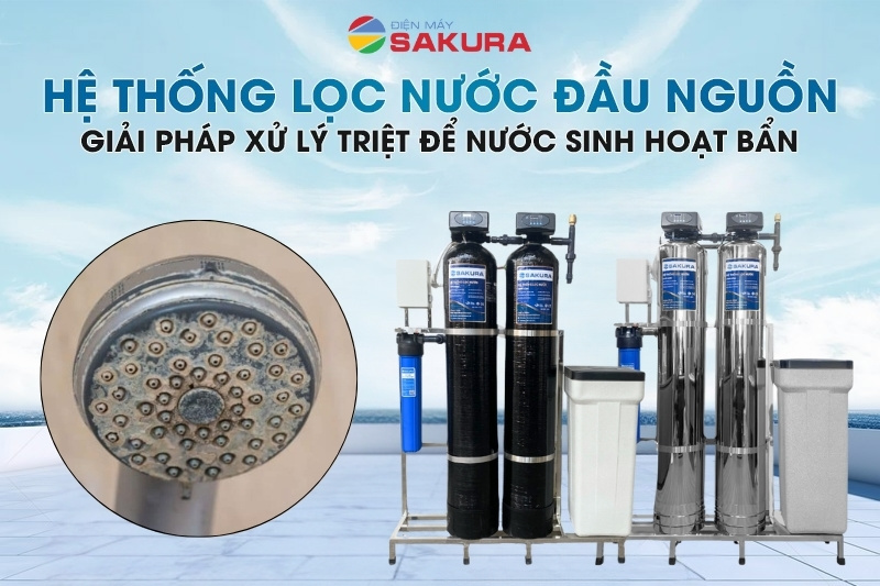Sử dụng lọc tổng đầu nguồn giúp bảo vệ và tăng thời gian sử dụng cho các thiết bị gia dụng