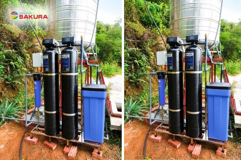 Thực tế lắp đặt máy lọc nước đầu nguồn SKT212C