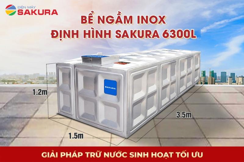 Dung tích cực đại 6300L đáp ứng hoàn hảo nhu cầu người dùng