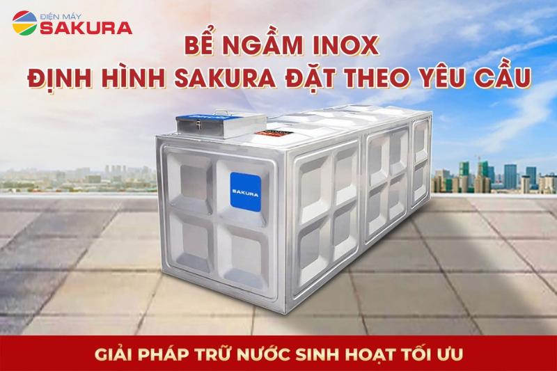 Bể ngầm inox định hình Sakura - Lựa chọn hoàn hảo cho mọi gia đình