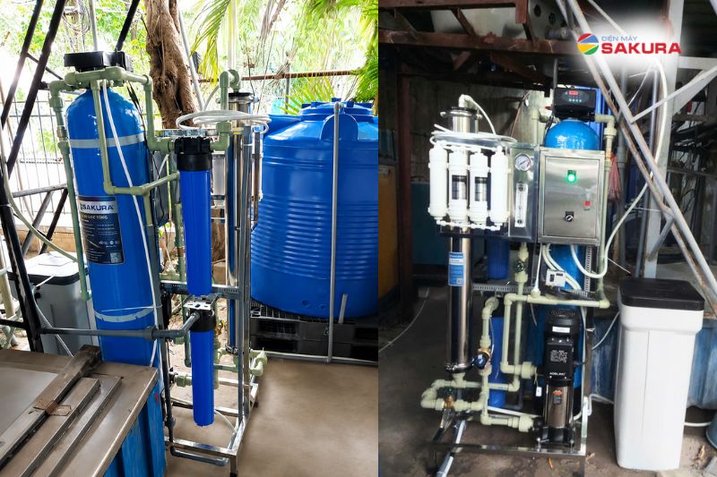 Thực tế lắp đặt hệ thống lọc nước công suất lớn 200L/H SKTK200/AT
