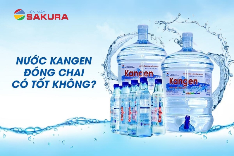 Nước kiềm Kangen đóng chai có tốt như lời đồn?