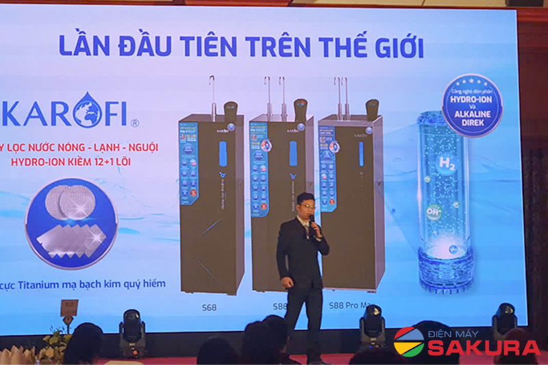 Karofi ra mắt 3 siêu phẩm máy lọc nước Hydro-ion kiềm đột phá