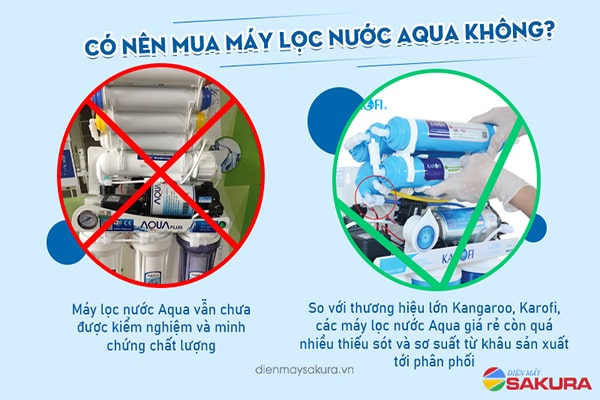 Có nên mua máy lọc nước Aqua không?