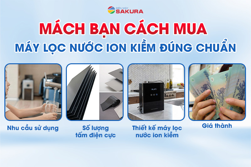 Cách chọn mua máy ion kiềm Hàn Quốc