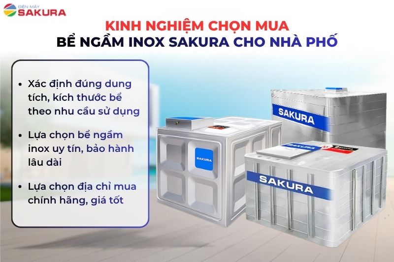 Tham khảo kinh nghiệm mua bể inox ngầm cho nhà phố
