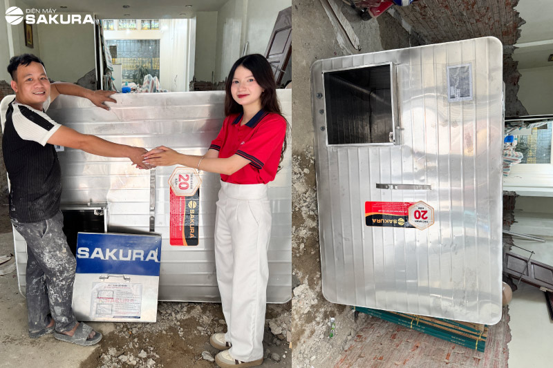 Bàn giao bể ngầm inox Sakura 1500L tại Nghĩa Đô
