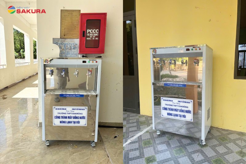 Thực tế lắp đặt máy lọc nước công suất lớn tại Trường THPT Đăkrong
