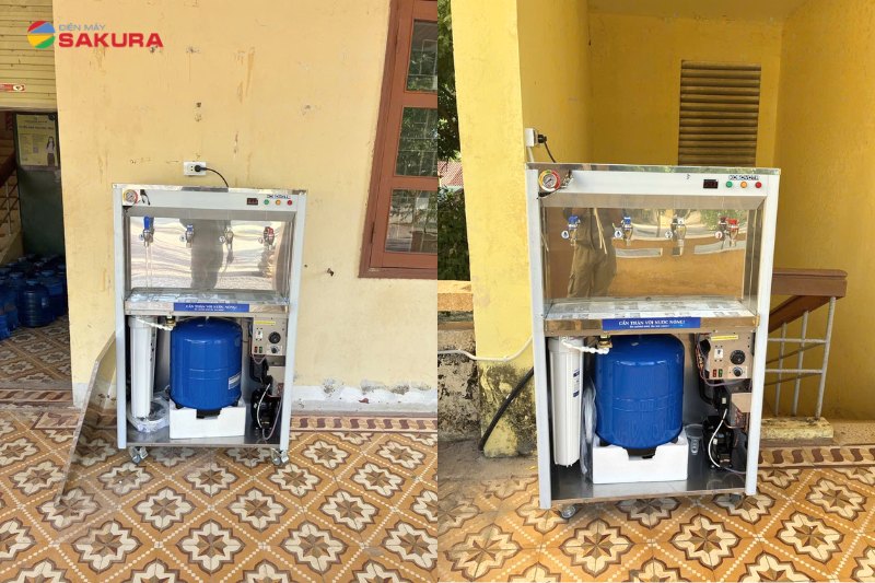 Thực tế lắp đặt máy lọc nước công suất lớn tại Trường THPT Đăkrong