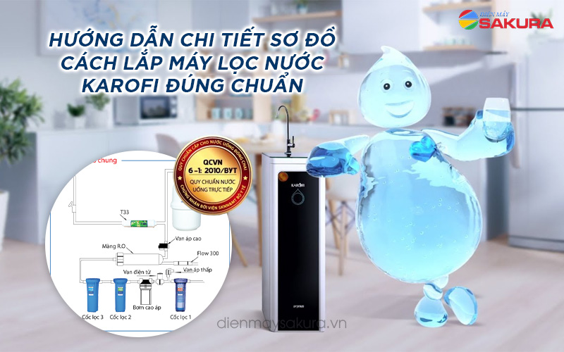 Hướng dẫn chi tiết sơ đồ cách lắp máy lọc nước Karofi đúng ... ( https://dienmaysakura.vn › so-do-lap... ) 