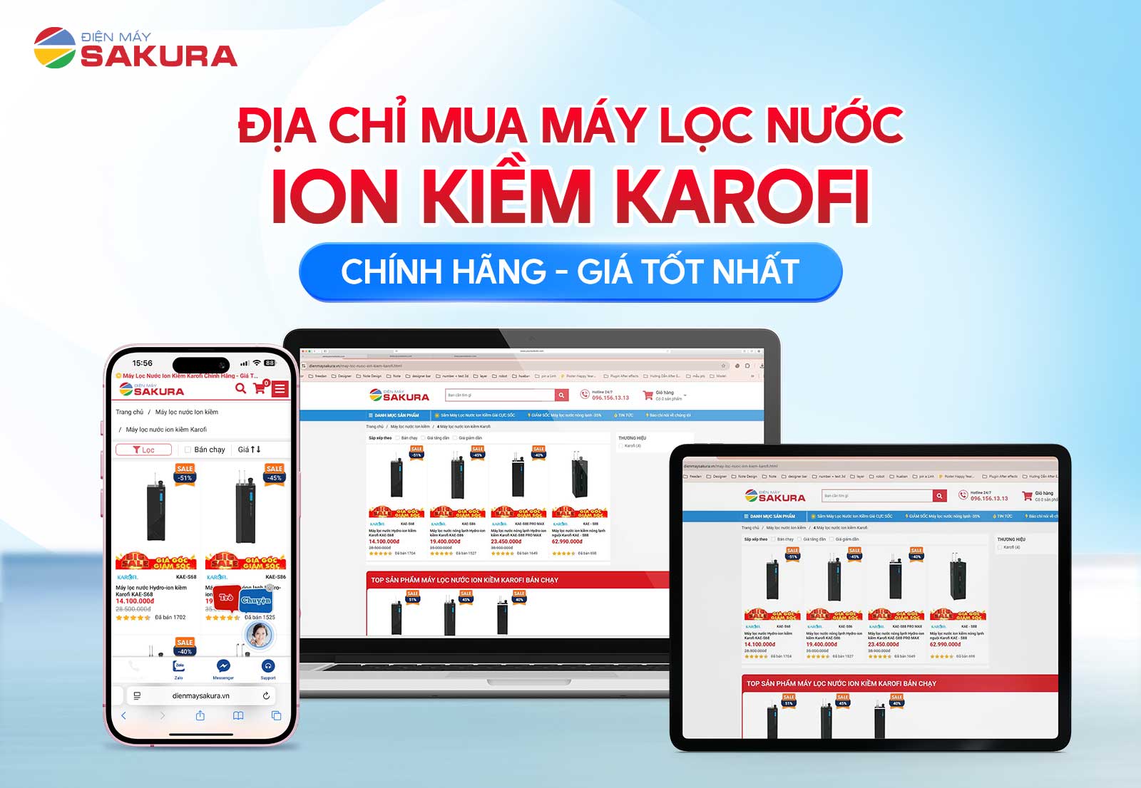 Điện máy Sakura - Đại lý chính hãng của thương hiệu Karofi