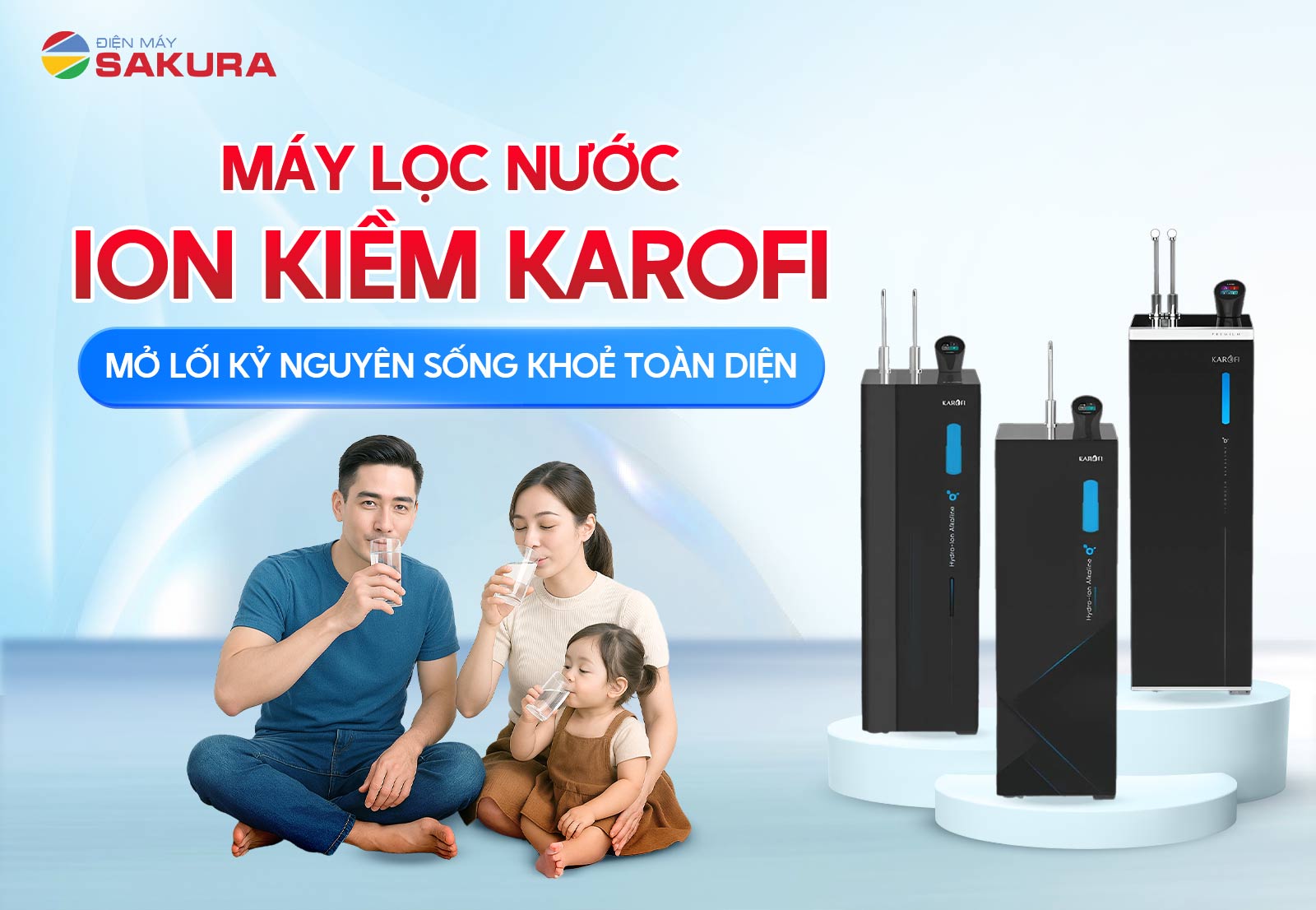 Siêu phẩm máy lọc nước ion kiềm Karofi thế hệ mới