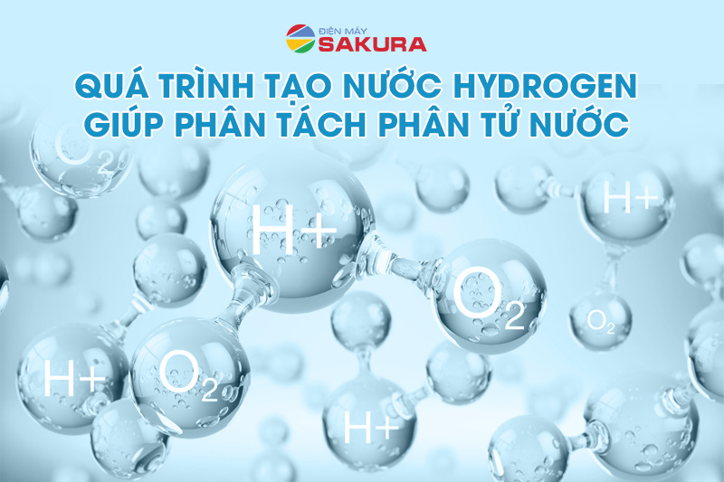 Nước Hydrogen được tạo ra từ công nghệ lọc nước tiên tiến