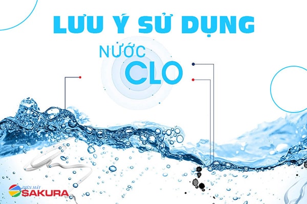 Lưu ý sử dụng nước Clo trong xử lý nước sinh hoạt