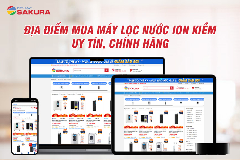 Địa điểm mua máy lọc nước ion kiềm uy tín, bảo hành dài hạn, miễn phí lắp đặt bảo trì 