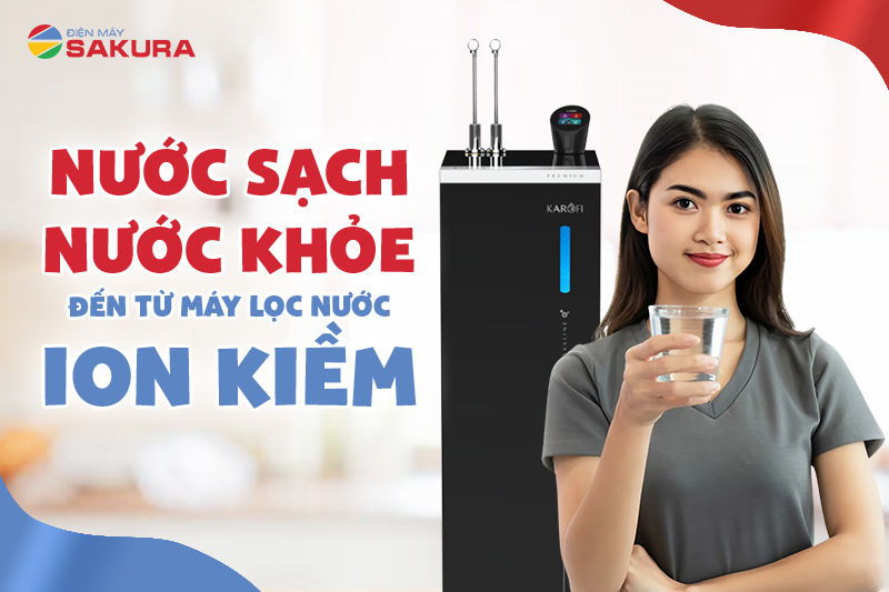 Nước từ máy lọc nước ion kiềm mang đến rất nhiều lợi ích cho sức khỏe 