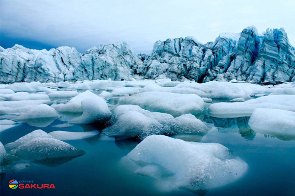 Hiệu ứng nhà kính gây ra hiện tượng băng tan, nước biển dâng cao