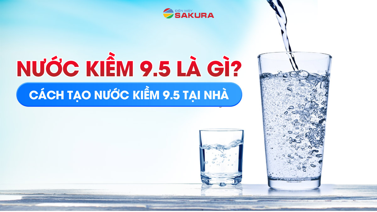Nước Kiềm 9.5 Là Gì? Cách Tạo Nước Kiềm pH 9.5 Cực Đơn Giản Tại Nhà