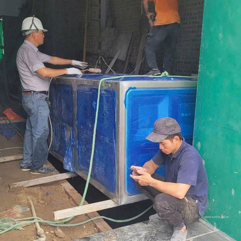 Bể ngầm inox định hình Sakura SK.BID3000L