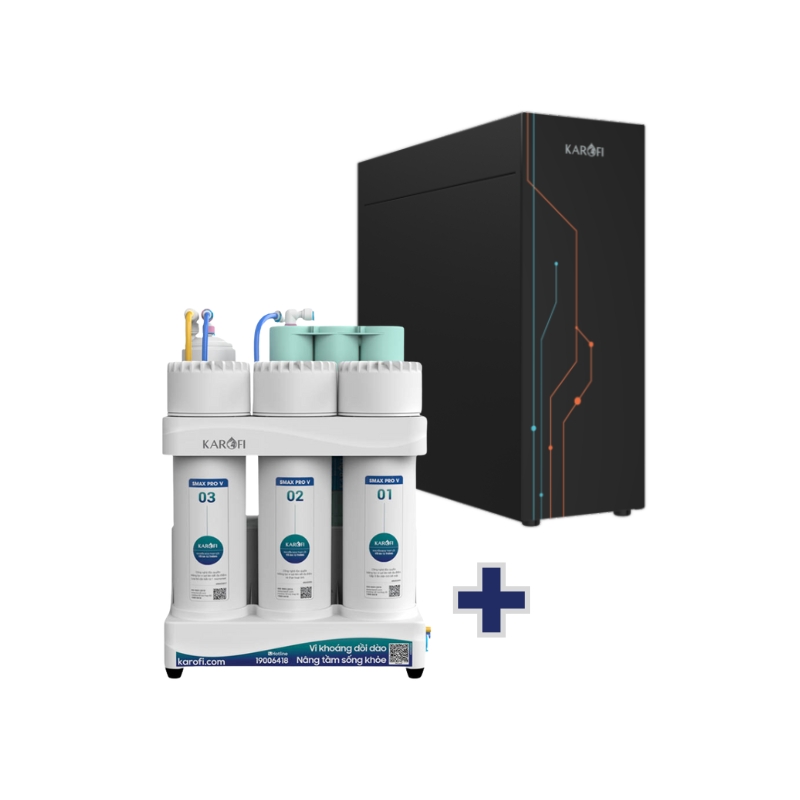 Máy lọc nước để gầm tích hợp máy làm nóng lạnh để gầm KAQ-U05 Pro + KAO-T90