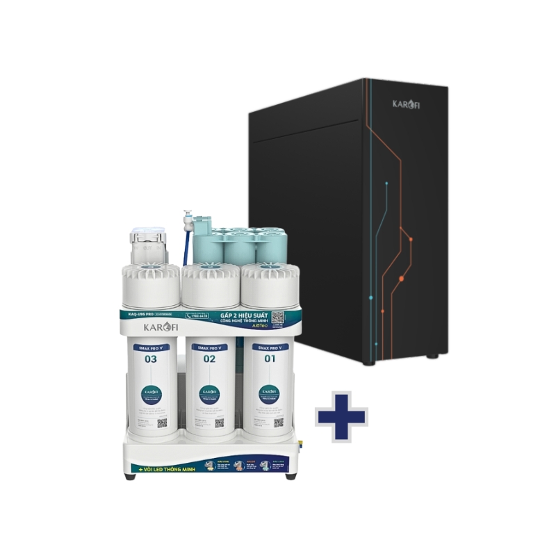 Máy lọc nước để gầm tích hợp máy làm nóng lạnh để gầm KAQ-U95 Pro + KAO-T90