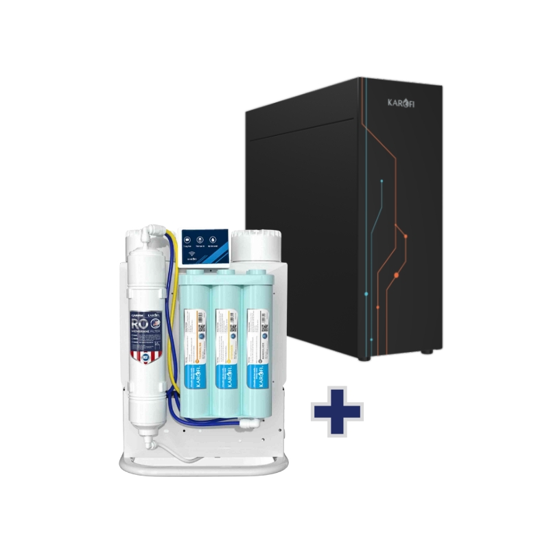 Máy lọc nước để gầm tích hợp máy làm nóng lạnh để gầm KAQ-U95 + KAO-T90