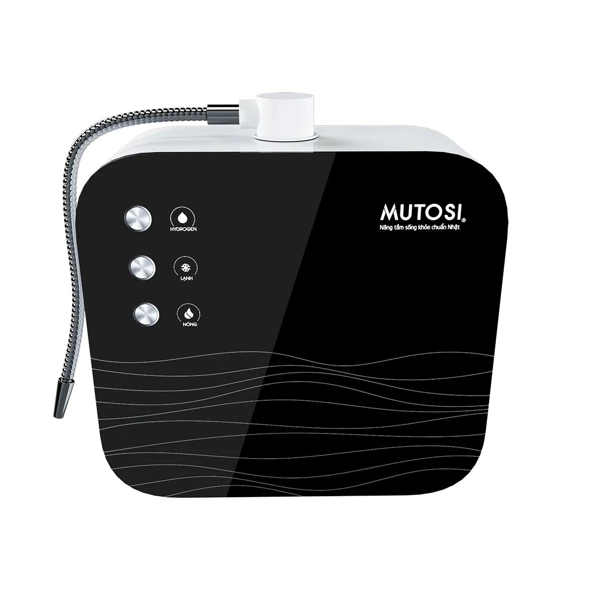 Máy tạo nước ion kiềm và làm nóng lạnh nước uống Mutosi MD-188H